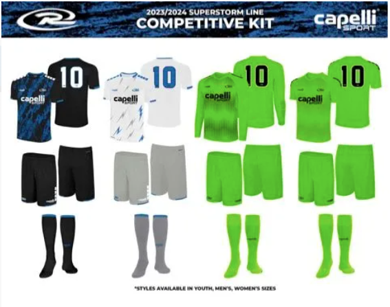 Capelli best sale soccer uniforms